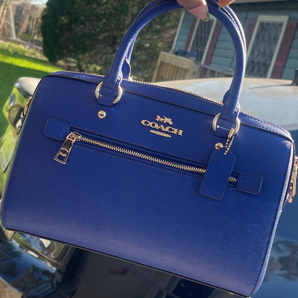 Coach Blue Handbag